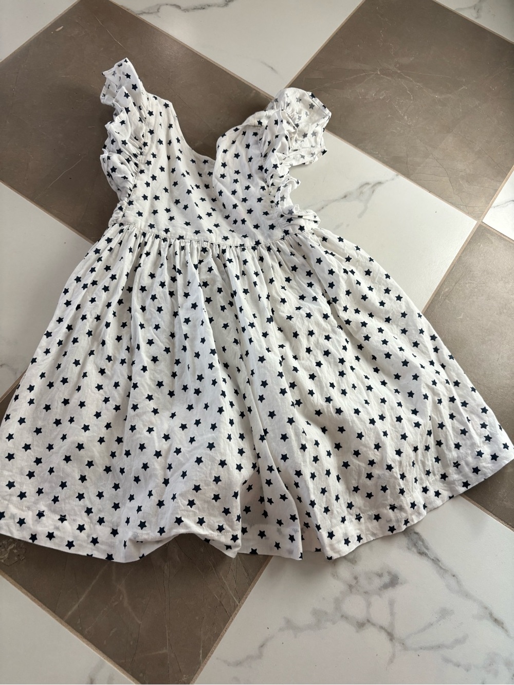 Pink chicken star dress